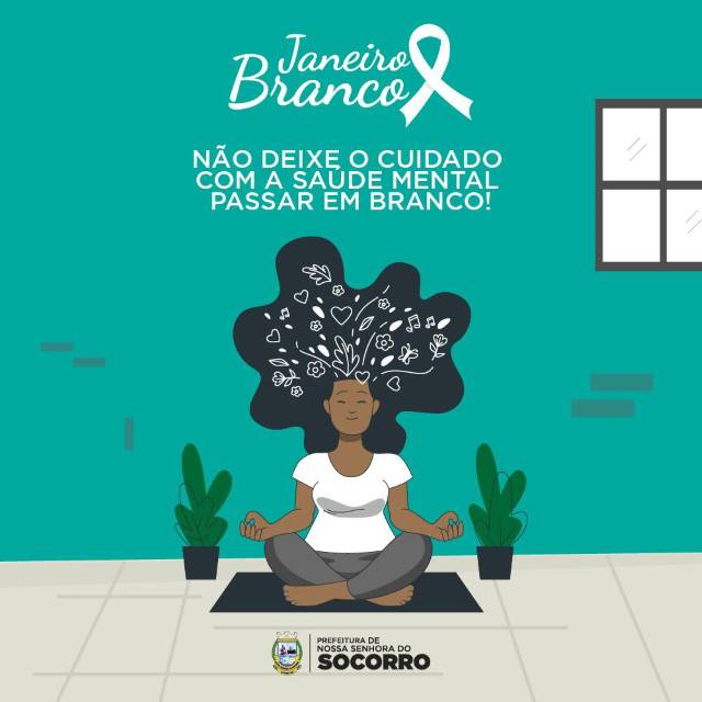 Socorro adere à campanha nacional de promoção dos cuidados à saúde mental