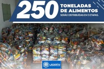 Prefeitura de Lagarto distribuirá 250 toneladas de alimentos para pessoas carentes 
