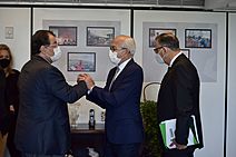 Edvaldo dialoga com líderes do Senado por socorro ao transporte público