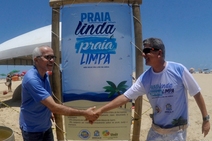 Edvaldo Nogueira lança programa Praia Limpa