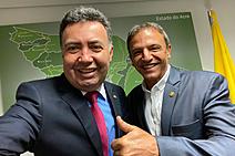 Em Brasília, Heleno Silva defende prorrogação do auxílio emergencial