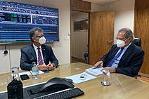 Laércio Oliveira se reúne com Paulo Guedes para discutir reforma tributária