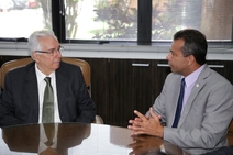 Presidente do TCE recebe dirigentes do Conselho de Contabilidade