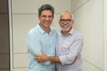 Edvaldo se reúne com o senador eleito Rogério Carvalho