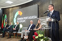 Fábio Mitidieri reforça compromisso com desenvolvimento econômico em lançamento da Câmara Portuguesa 
