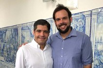 Thiaguinho tem encontro com ACM Neto, prefeito de Salvador