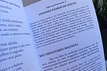 Batismo literário em livro