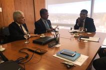 Laércio e José Augusto conversam com ministro sobre a Fafen