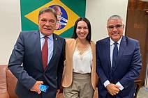Danielle Garcia teve agenda ativa em vista ao Senado esta semana
