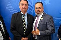 Valdevan Noventa participa de reunião da bancada evangélica com Bolsonaro