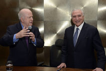 Em Brasília, e com presença de Michel Temer, Albano Franco lançou livro