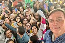 “Dever cumprido de trazer os bolsonariastas para prestigiar o presidente”, comemora Lícia Melo