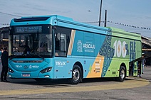 Ônibus elétrico circulará por Aracaju para a aprovação da população