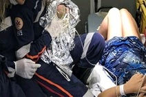 Bebê nasce dentro da ambulância do Samu