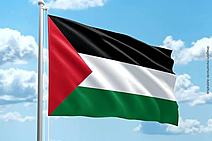 Uma linda imagem brilhou no céu da Palestina