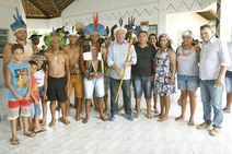 Jackson é recebido por comunidade indígena Xokó