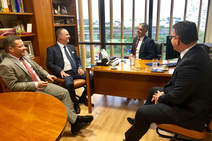 Fábio Reis recebe o governador de Sergipe em Brasília