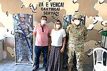 Janier Mota se reúne com o Comando da Caatinga em Glória