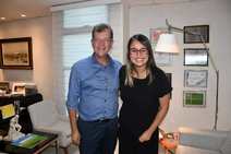 Laércio conversa com Kitty Lima sobre destinação de castramóveis para Sergipe