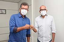 Ao reafirmar parceria com Edvaldo, Laércio diz ser "gratificante ver transformação de Aracaju"