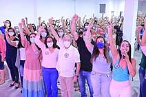 Diná Almeida realiza debate com mulheres tobienses