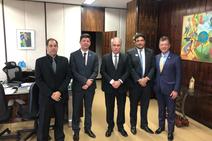 Laércio Oliveira participa de reunião no Ministério da Agricultura