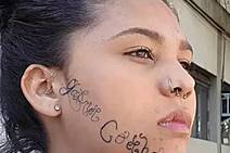 Machismo faz mais uma vítima e jovem tem rosto tatuado à força 