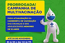 Campanha de Multivacinação é prorrogada em Nossa Senhora do Socorro 
