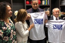 Goretti Reis divulga campanha em combate à violência contra as mulheres