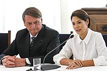 Jair e Michele Bolsonaro