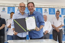 Com André Moura, Edvaldo autoriza obra de infraestrutura no Santa Maria