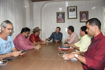 Laércio participa de reunião com Arcebispo de Aracaju e representantes do Sinergia