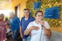 Vice-prefeita Janier Mota recebe visita do senador Eduardo Amorim