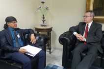 Deputado Matos apresenta PL dos Taxistas ao presidente do TJ