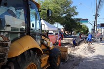 Obra na Hermes Fontes repara o passado, moderniza e aponta a cidade do futuro