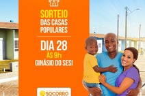 Prefeitura realizará sorteio das 1000 casas populares dia 28