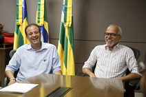 Edvaldo e André discutem melhorias para a Zona Norte de Aracaju