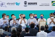 Presidente Bolsonaro e governador Belivaldo inauguram termoelétrica de Sergipe