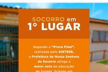 Nossa Senhora do Socorro atinge a maior nota da Educação do Estado