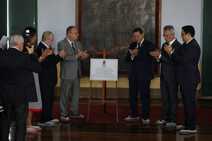 Belivaldo Chagas recepciona Hamilton Mourão 