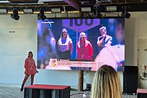 Jornalista sergipana Jaquelline Cruz vence provas e segue no reality nacional Game dos 100