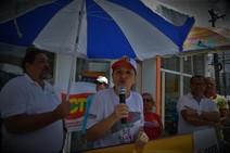 Protesto de bancários adia abertura de agência do Itaú 