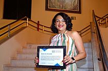 Eloísa Galdino recebe homenagem por feitos durante sua gestão na Cultura do Estado