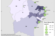 Sergipe tem o 3º maior rendimento médio domiciliar mensal do Nordeste