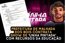 Prefeito é acusado de fazer festa com verba da educação