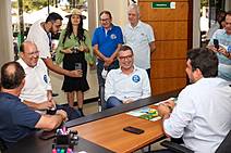 Fábio Mitidieri se compromete a realizar concurso para Emdagro