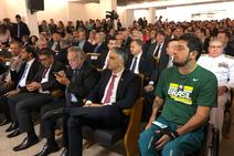 Fábio Reis e Antônio Hora acompanham transmissão de cargo 