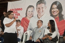 Maria da Taiçoca realiza ato e declara apoio a Belivaldo Chagas