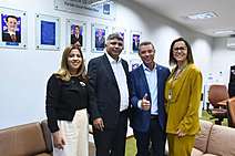 Katarina Feitoza visita Brasília após vitória para deputada federal