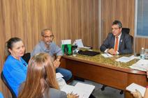 Luciano Pimentel e SEEB discutem detalhes sobre sessão especial 